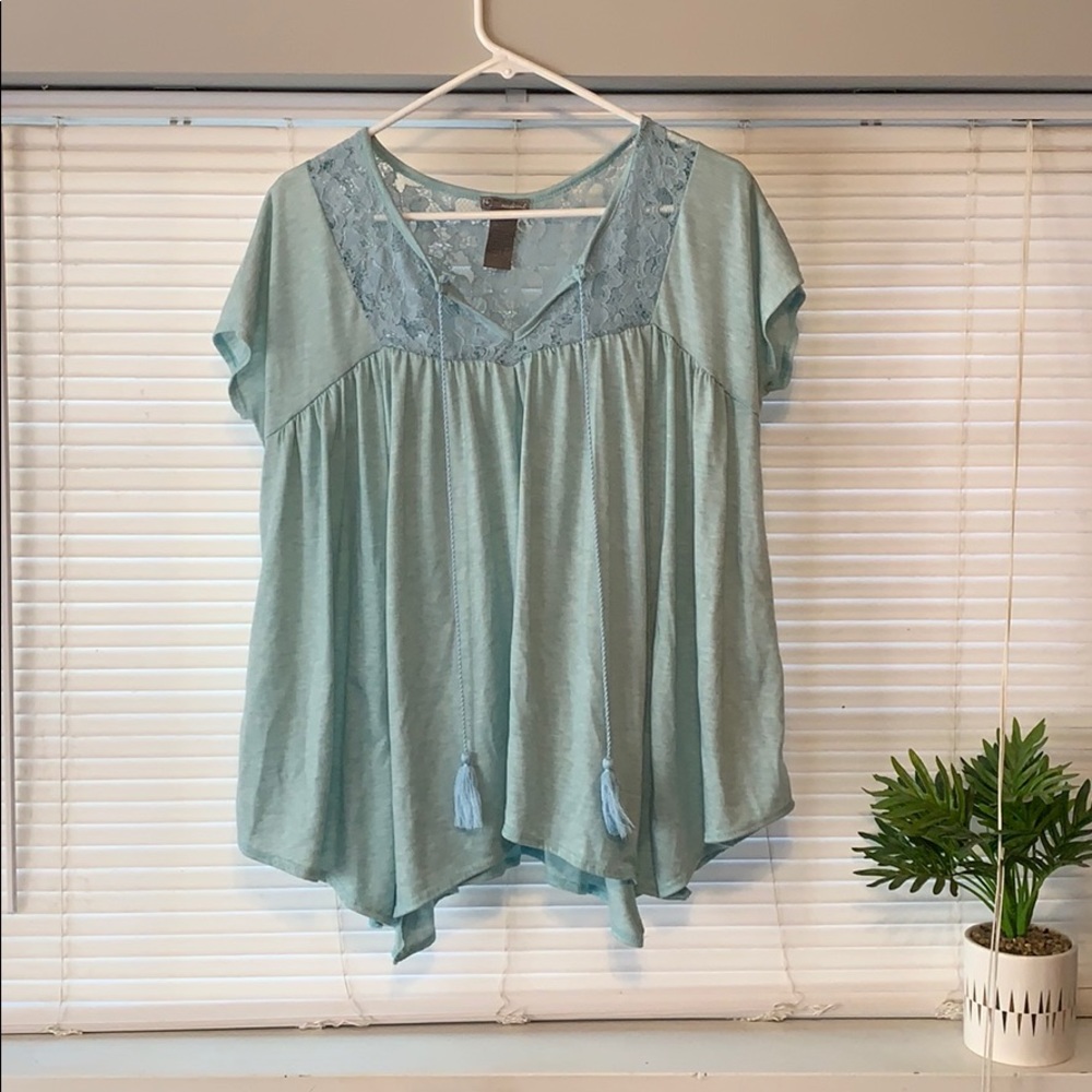 Light blue shirt